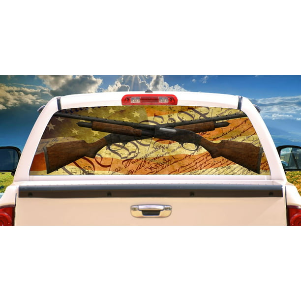 Freshwater Comrades Rear Window Graphic HD Truck & Car Back Window Graphic SignMission 